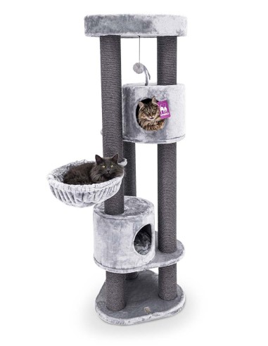 PET REBELS rascador Charlotte gris...