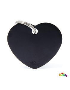 MY FAMILY corazón negro grande