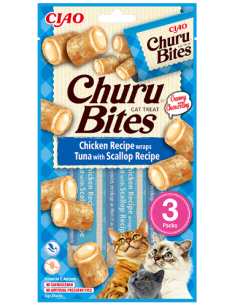 CHURU gato snack bites atun...