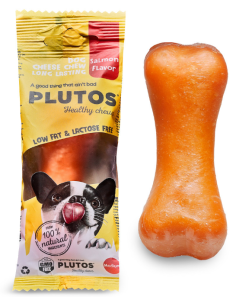 PLUTOS HUESO QUESO&SALMON M