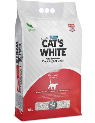 CATS WHITE arena aglomerante natural...