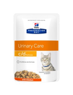 HILLS DIET CAT C/D POUCH 85 GR