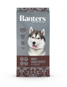 BANTERS DOG AD. GRAINFREE...