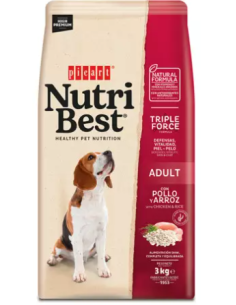 NUTRIBEST DOG AD. POLLO 3 KG