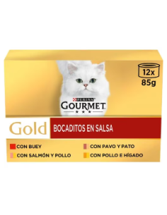 GOURMET gato Gold bocaditos...