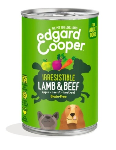 EDGARD&COOPER perro adulto cordero y...