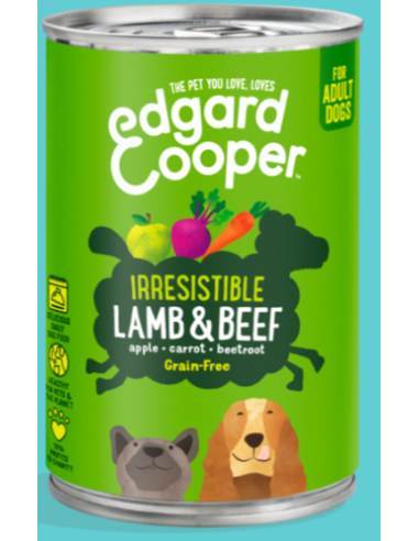 EDGARD&COOPER perro adulto cordero y...