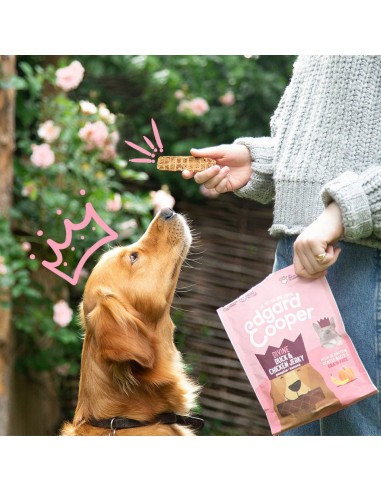 EDGARD&COOPER perro snack jerkys pato...