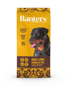 BANTERS perro adulto pollo...