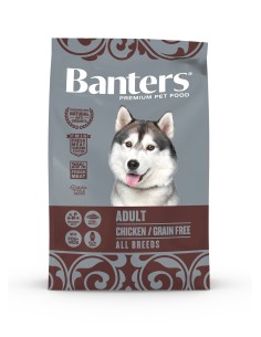 BANTERS DOG AD. GRAINFREE...