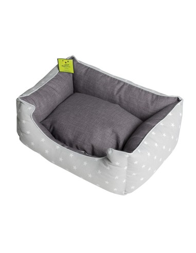 KUBICAMA cuna Estrellas gris 60x48x24 cm