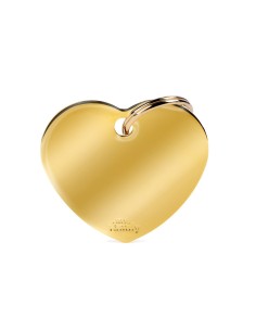 MY FAMILY corazon latón...