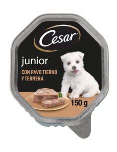 CESAR perro cachorro pavo...