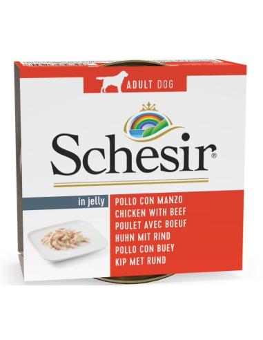 SCHESIR perro adulto pollo buey lata... SCHESIR perro adulto pollo buey lata...