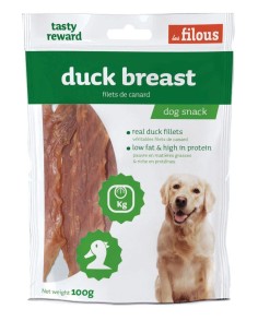 FILOUS perro snack duck...