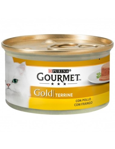 GOURMET gato Gold terrine pollo 85 gr
