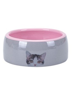 FREEDOG gato bowl blanco y...