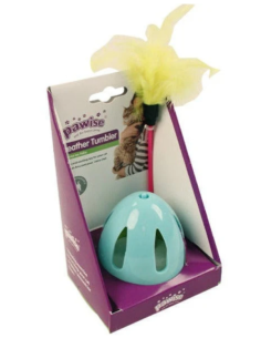 PAWISE gato juguete Vaso de...