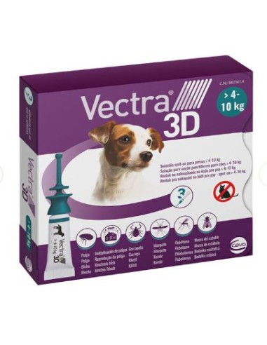 VECTRA 3D perro 4-10 kg ud