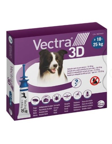VECTRA 3D perro 10-25 kg ud VECTRA 3D perro 10-25 kg ud