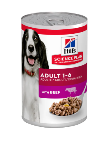 HILLS SP perro adulto ternera lata...