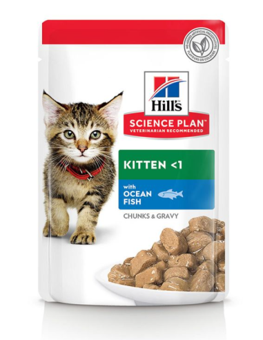 HILLS SP gato kitten pescado 85 gr