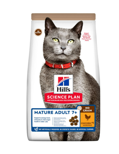 HILLS SP gato mature no grain pollo...