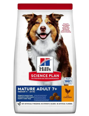HILLS SP perro adulto mature +7...