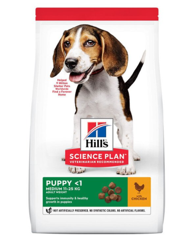 HILLS SP perro puppy medium 2.5 kg