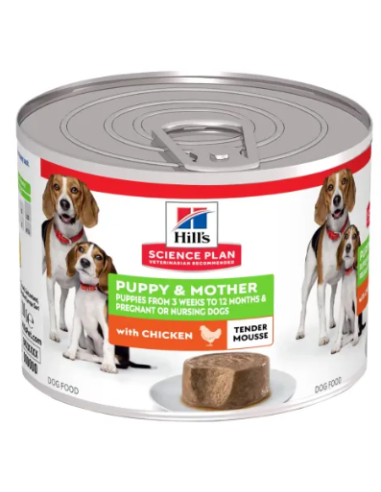 HILLS SP perro puppy mousse lata 200 gr