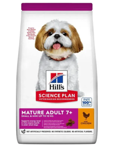 HILLS SP perro mature +7 mini pollo 6 kg