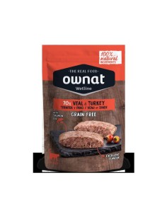 OWNAT gato adulto ternera y...