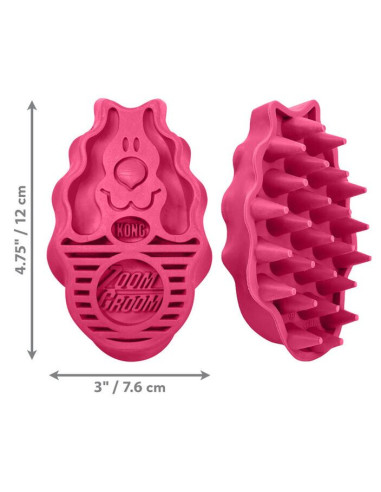 KONG perro cepillo duro zoomgroom M KONG perro cepillo duro zoomgroom M