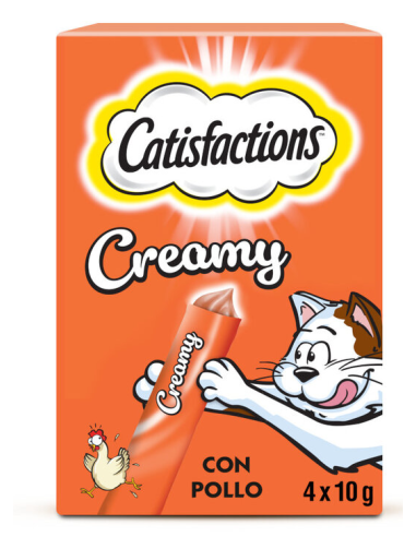 CATISFACTIONS gato snack creamy pollo
