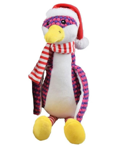 FREEDOG perro juguete pato Noel rosa... FREEDOG perro juguete pato Noel rosa...