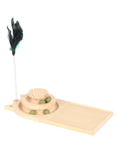 DUVO gato juguete interactivo madera...