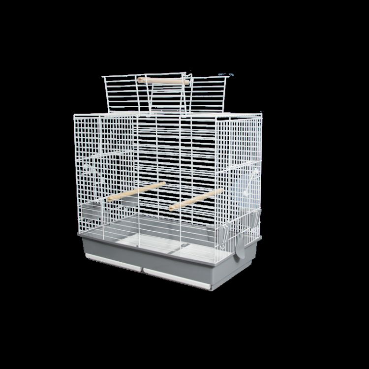 VOLTREGÁ cotorra jaula 851 blanca