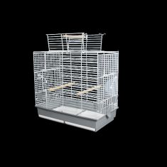 VOLTREGÁ cotorra jaula 851 blanca