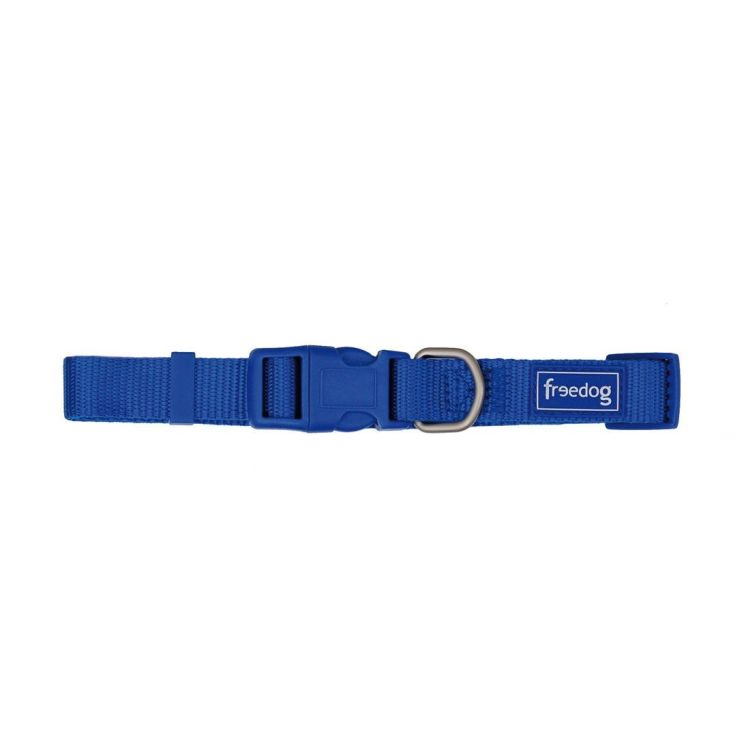 FREEDOG perro collar basic azul