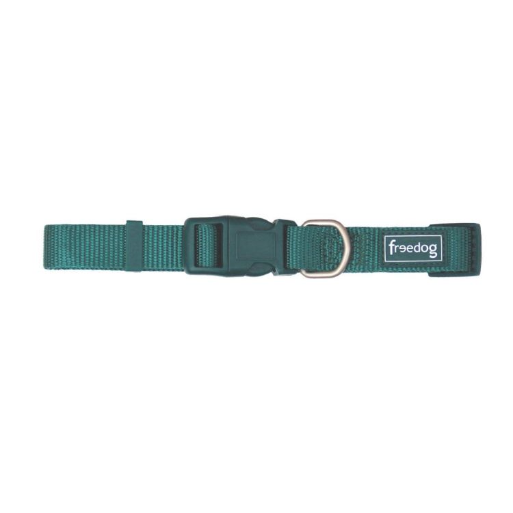 FREEDOG perro collar basic verde