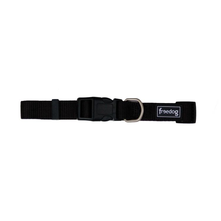 FREEDOG perro collar basic negro