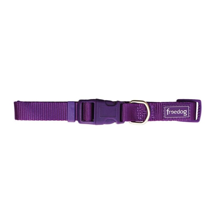 FREEDOG perro collar basic lila