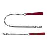 FREEDOG perro cadena metal gun rojo 2x100 cm