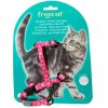FREEDOG gato set arnes y tirador rosa 1x22/32 cm