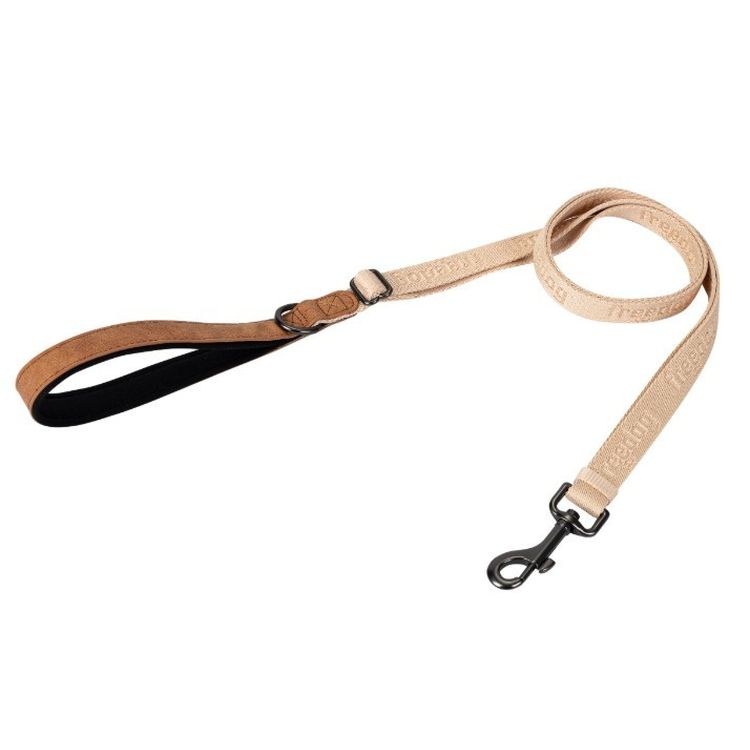 FREEDOG perro correa ajustable linum Arena beige