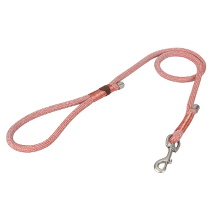 FREEDOG perro correa Craft round coral 1.2x120 cm