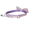 FREEDOG gato collar cascabel y pajarita lila 1x20/30 cm