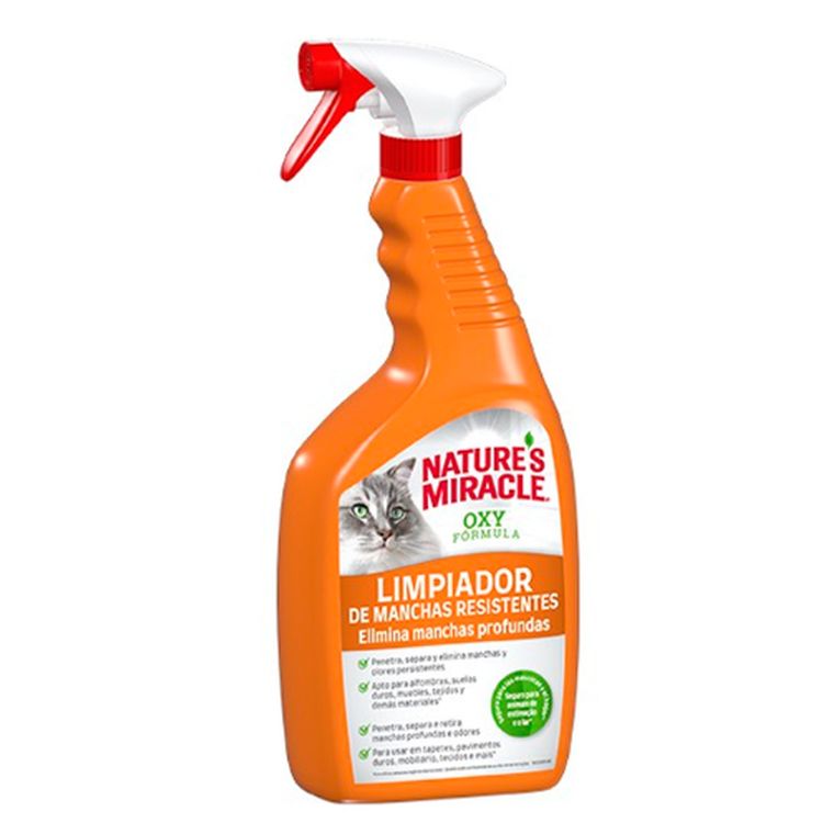 NATURES MIRACLE gato limpiador manchas 709 ml