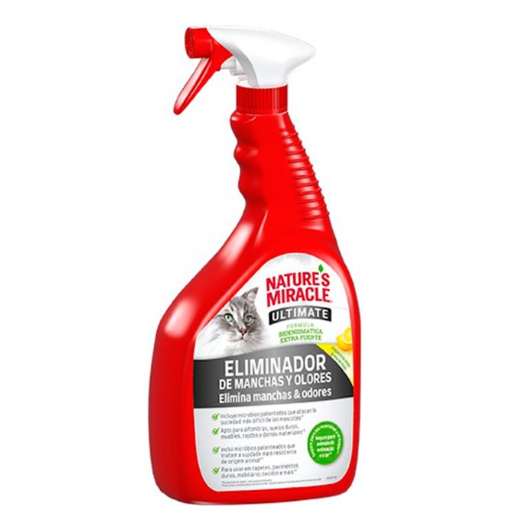 NATURES MIRACLE gato eliminador extrafuerte 946 ml