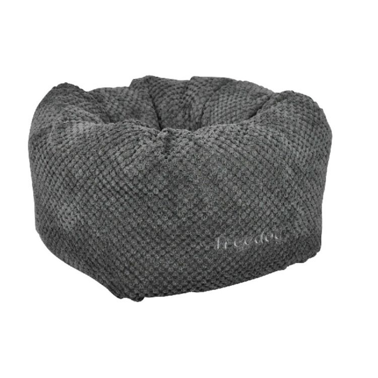 FREEDOG cuna Puff gris 50,8x50,8x28 cm